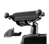 Vehicle Screen Cradle - ABS Clip Mount, Center Console Display Attachment, Mirror Leather Style Option | Installation with Adjustable Grip Arms Compact Holder Ensuring Visibility for Safe Driving