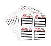 Vehicle Service Reminder Stickers-- 40PCS 2x2 Inch Oil Change Labels, Windshield Stickers, Writable Maintenance Reminders | Next Service Due Stickers-for Cars Trucks SUVs and Auto Care Organization