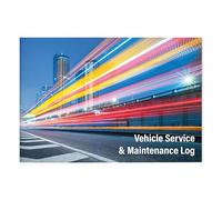 Vehicle Service & Repair History Book - For All Makes Of Car/Van & MotorCycle - Service & Maintenance Record Book - A5 landscape with space for 36 services/maintenance records - Maximise Vehicle Value