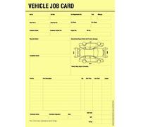 Vehicle Service Repair Job Work Card Record Sheet for Car Service Centres (50)
