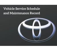 Vehicle Service Schedule and Maintenance Record: Replacement Service History Book