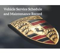 Vehicle Service Schedule and Maintenance Record: Replacement Service History Book