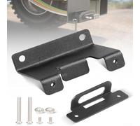 Vehicle-Side 4 Way Flat Trailer Wiring Harness Mounting Bracket, Anti-Rust Metal Trailer Wiring Bracket Fits Most 4-core Flat Trailer Connectors