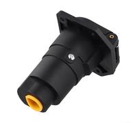 Vehicle Side 7 Pin RV Blade Trailer Wiring Harness Connector Female Socket Supports Reverse Lights Electric Brakes Turn Signals and More