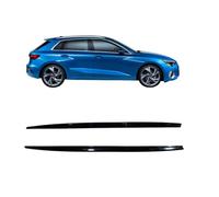 Vehicle Side Skirt, Compatible with AUDI A3/S3 (8V) 2013-2020 Side Skirt Extensions, Side Step Skirt Car Accessories 4 Pcs. Black