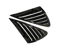 Vehicle side spoiler For Ford for Focus MK2 20052013 for Hatchback 4 Door Car Rear Window Blinds Side Tuyere Louvers for Vent Accessories(Glossy Black)