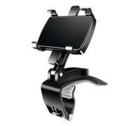 Vehicle Smartphone Cradle, Automotive Mount Bracket, Rotatable Ball Head Locking Tension Frame Textured Pad Contact Surfaces Strong Adhesive Foundation Universal Size Holding System