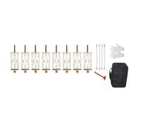 Vehicle Snow Chains with Buckle and Strap, Tire width 225to285 | Interlinked Iron Chain Pattern, Added Tire Grip for Icy Curves and Muddy Dirt Roads, Snow Driving Traction