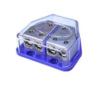 Vehicle Stereo Grounding Junction Distribution Box Terminal Block 1 To 2 1 To 4 Splitter Design For Multiple Car Models Car Stereo Distribution Box