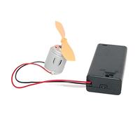 Vehicle Torque Hobby Small Electric electronic starter, 140 6v Model Electric Motors, DIY Toy Car Kit Dc Wheel Fine electronic starter Skills DIY Fan Leaf Battery Box Set Science Electronics ZFUGEDRLI