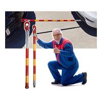 Vehicle Tow Pole with Quick Disassembly and Spring Damper Stabilizer for Anti-Tailgating