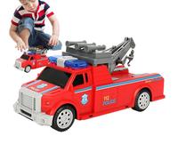 Vehicle Toys - Lift Car with Lights and Music | Trailer Truck with Wheels | Small Vehicle Truck | Electric Trailer for Preschool Education