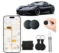 Vehicle Tracker Devices No Fees- (Compatible with Android & iOS) Strong Magnetic, No Monthly Fee, Waterproof, 365-Day Battery, Mini & Hidden Vehicle Tracker(2)