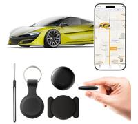 Vehicle Tracker Devices No Fees- (Compatible with Android & iOS) Strong Magnetic, No Monthly Fee, Waterproof, 365-Day Battery, Mini & Hidden Vehicle Tracker(Black 1 set) (Cranberry)