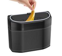 Vehicle Trash Can | Automotive Trash Holder With Touch Light | Waste Can Smell-Proof Storage Solution for Vehicle RVs Trucks Minivans Boats Cabs SUVs