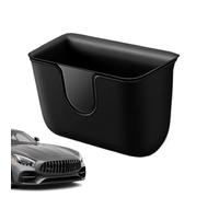 Vehicle Trash Storage Bin - Modular Car Rubbish Container, Automotive Cabin Waste Holder with Clip Mount, Door Backseat Garbage Bucket System, Interior Organizer Detail, Daily Commute Cleanliness Use