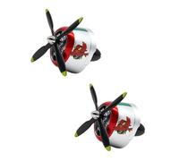 Vehicle Vent Scent Clip Set of 2, Aircraft Propeller Car Air Freshener Diffuser for Commute, Cabin, and Daily Use Aircraft Car Vent Diffuser Propeller Air Freshener Clip Retro Scent Pair Road