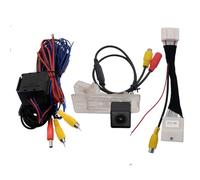 Vehicle Waterproof Reverse Camera Fits for Dacia Duster 2009-2019 Car Rear View Camera Backup Reversing Camera Parking Assist Camera Replacement Fit,E-No LED