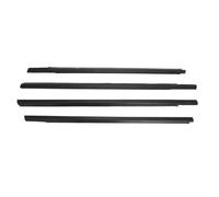 Vehicle Window Sealing Trim Compatible with C&itroen for Elysee 2014 2015 2016 Car Window Glass Rubber Weatherstrip Side Door Outer Seal Moulding Trim Accessories(Black)