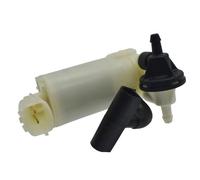 Vehicle Windshield Washer Pump For Mazda2 Hatchback 2007 2008 2009 2010 2012 2013 2014 2015 Front Rear Windscreen Washer Pump Twin Outlet With Exhuast Pipe 2224663A