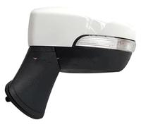 vehicle wing mirror For EcoSport 2013-2018 Side External Rearview Rear View Mirror Assembly Assy INCL Lens Signal Light Shell Frame Complete Wing Mirrors(White L)