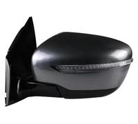vehicle wing mirror For Nissan For Murano 2015 2016 2017 2018 2019 9/13 PINS With Lamp Auto Accessory Car Side Door Rear View Complete Wing Mirrors(9 Wire Left Grey)