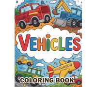 Vehicles Coloring Book