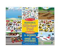 (Vehicles) Melissa & Doug Reusable Sticker Pad