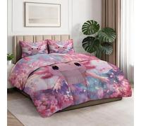 Vehicles Racetracks Comics Theme Coverless Duvet - King 200x200cm. Action-Packed Design Comforter + 2 Pillowcases, Ultra-Soft Microfibre, Perfect All-Season Bedding for Racing Fans.