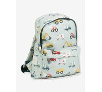 VEHICLES Small Backpack for Boys, A Little Lovely Company pale blue