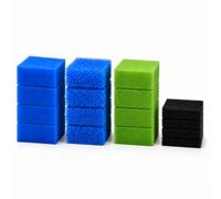Vehipa Filter Media Set for Juwel Compact/Bioflow 3.0 m Aquarium Filter | Compatible replacement with coarse, fine sponges, activated carbon and nitrate filter media for clear aquarium water.