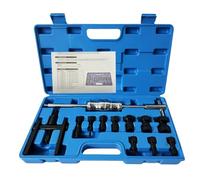 VEHIRETL 12pcs Motorcycle Blind Inner Bearing Puller Tool Kit 8-32MM Blind Hole Collet Bearing Puller Extractor Set Motorcycle Slide Hammer Pilot Insert Inner Internal Bearing Removal Tool Set