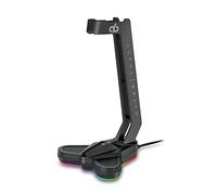 Veho Alpha Bravo GA-1 USB Gaming Headset Stand | Backlit lighting | Non-slip rubber base | VAB-A001-GA1