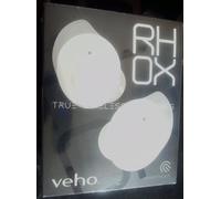 Veho RHOX True Wireless Earphones. Bluetooth.5hrs playtime. White. New & Sealed.
