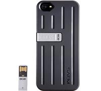 Veho SAEM S7 iPhone Case with Integrated 8GB USB Pen Drive for iPhone 5/5S, Black