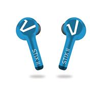 Veho STIX ll True Wireless Earphones| Bluetooth v.5.1 Headphones | Up To 5 Hour Battery Life | Charging Case Included | ENC Quad Microphone Handsfree | Designed in the UK | Aqua | VEP-211-STIX2-A