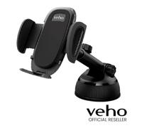 Veho TA-9 Universal in-car smartphone cradle/holder| windscreen suction cup & air vent fixing mount(s) | Designed in UK | VAA-015-TA9