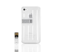 Veho VUS-001-4T SAEM S7 Case with 8GB Integrated USB Memory Drive for iPhone 4/4S - Super Clear