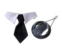 VEHYEGOI 1 Pet Bow Tie, 1 Pet Adjustable Hat, Cute Pet Ear-Opening Hat, Creative Pet Clothing, Pet Supplies, Pet Wedding Clothing