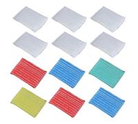 VEHYEGOI 12-Piece Wire Cloth Wire Brushes, Scouring Pads, Scrubbers, Scratch-Free Scrubbers, Sponge Scrubbers, Non-Scratch Scrubbers