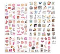 VEHYEGOI 2 Sets Of Graffiti Stickers, Diy Sticker Decoration, Cute & Retro Stickers, Waterproof, Decoration For Books, Scooters, Water Cups, Etc.