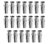 VEHYEGOI 20 Pieces Magnetic Connection Safety Buckles, Jewelry Connection Buckles, Jewelry Accessories, Diy Jewelry Materials, Metal Jewelry Buckles