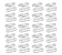 VEHYEGOI 20 Pieces Of One-Piece Bead Buckles, Bead Roller Shutter Accessories, Bead Chain Connectors, Roller Blind Chain, Blind Chain One-Piece Buckles, Bead Chain Repair Buckles