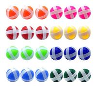 VEHYEGOI 24-Pack Of Colorful Throwing Balls, Sticky Balls For Dart Board, Fun Dart Game Supplements, Indoor And Outdoor Interactive Toys For Children