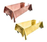 VEHYEGOI 2Pcs Glossy Tablecloths, Table Decoration Birthday, Birthday Tablecloth, Birthday Decorations For Women, Pink Table Decorations, Table Decoration Party, Pink Party Decorations