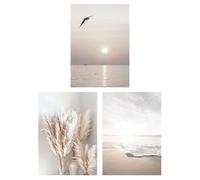 VEHYEGOI 3 Pieces Frameless Decorative Posters, Landscape Posters, Home Decoration, Room Decoration, Fashionable Wall Decoration,
