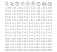 VEHYEGOI 300 Pieces Of Mini Snowflake Decorations, Nail Art Accessories, Creative Handmade Diy Decoration Supplies, Winter Theme Decorations