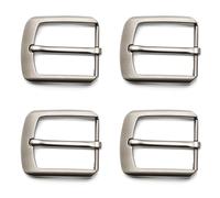 VEHYEGOI 4 Piece Belt Buckle, Men'S Metal Belt Buckle, Classic Belt Buckle, Belt Replacement, 40Mm Pin Buckle Head