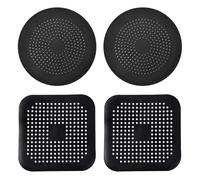 VEHYEGOI 4 Pieces Silicone Floor Drain Cover, Sink Drainer, Sink Strainer Silicone, Silicone Drain Protector, Shower Drain Catcher, Sink Drain Filter