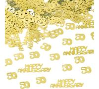 VEHYEGOI 60G Decorative Confetti, Number 50 Birthday Confetti, Party Decorations, Party Decoration Sequins, Party Table Decoration, Tossing Sequins